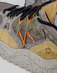 Sneakers Flower Mountain Art. YAMABUSHI - Sneakers in suede e tessuto tecnico Uomo Fango-Verde Acido