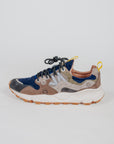 Sneakers Flower Mountain Art. YAMANO 3 MAN - Sneakers in suede e tessuto tecnico Uomo-Blu