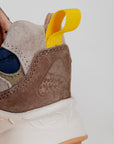Sneakers Flower Mountain Art. YAMANO 3 MAN - Sneakers in suede e tessuto tecnico Uomo-Blu