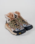 Sneakers alta Flower Mountain BANKEI Flower Mountain in suede e tessuto tecnico - Verde Militare