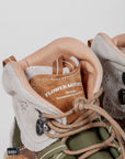 Sneakers alta Flower Mountain BANKEI Flower Mountain in suede e tessuto tecnico - Verde Militare