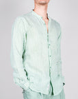 Camicia Riga Collo Coreana Gianni Lupo Art. GL7782S-S26