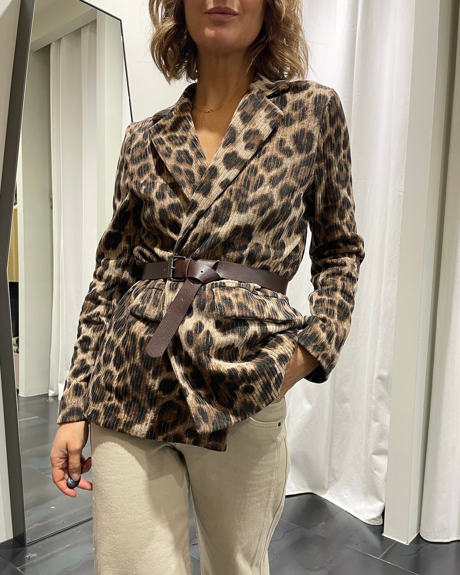 Giacca Maculata Velluto Susy Mix Donna 59307G – 1921 Store