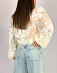 Camicia Pizzo Tensionein Donna Art. W26C087