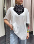 T-shirt Bandana Susy Mix Donna SH001576 Susy Mix abbigliamento moda donna qualità premium 1921 Store