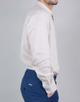 Camicia Puro Lino Collo Coreana Gianni Lupo Art. GL7620S-S25
