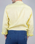 Camicia Puro Lino Collo Coreana Gianni Lupo Art. GL7620S-S25