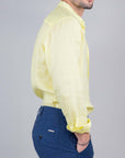 Camicia Puro Lino Collo Coreana Gianni Lupo Art. GL7620S-S25