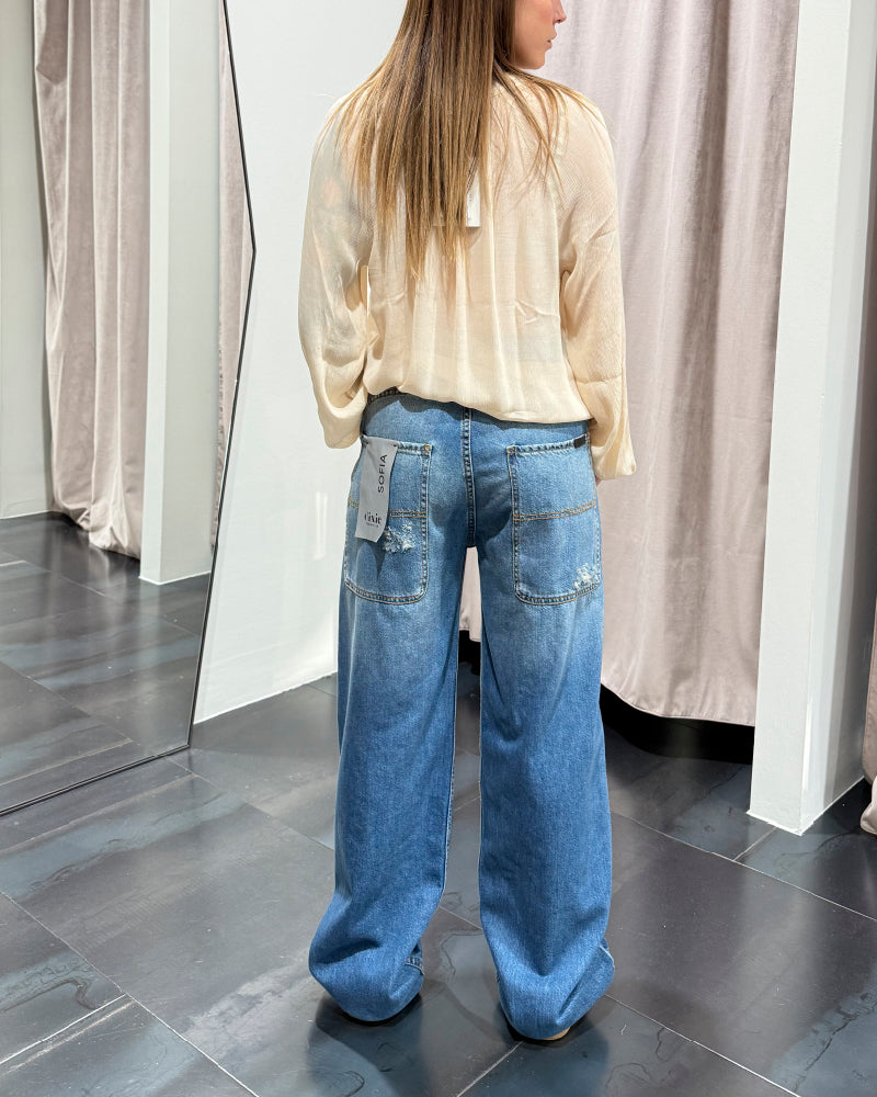 Jeans Palazzo Donna Dixie P925W043A – 1921 Store