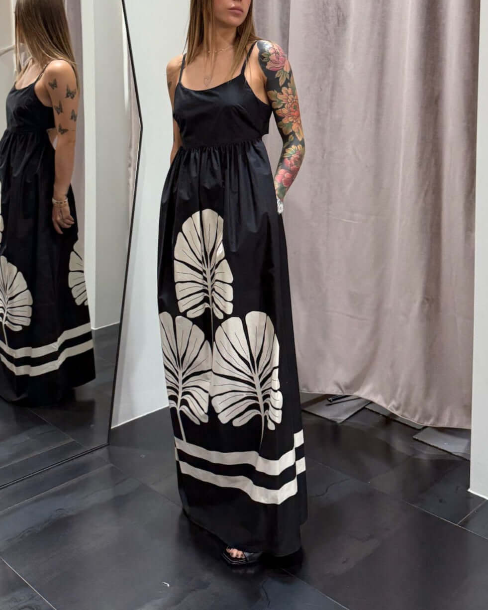 Abito Lungo Stampa Donna Dixie ALGMWCNA- – 1921 Store