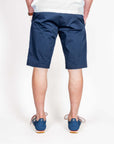 Bermuda cotone Officina 36 Leni Uomo in color navy, vista posteriore, taglia 48, uomo di 183 cm e 75 kg.