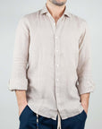 Camicia Bastoncino Lino Art. B050-1