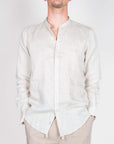 Camicia coreana Puro Lino Gianni Lupo Art. GL7620S-S26