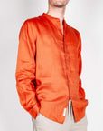 Camicia coreana Puro Lino Gianni Lupo Art. GL7620S-S26