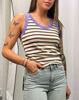 Canotta Riga Susy Mix Donna Art. 12280