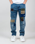 Jeans toppe mimetico Uomo Gianni Lupo Art. GL195F