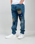 Jeans toppe mimetico Uomo Gianni Lupo Art. GL195F