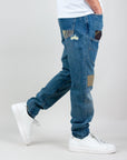 Jeans toppe mimetico Uomo Gianni Lupo Art. GL195F