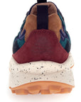 Sneakers Flower Mountain Art. YAMANO 3 MAN - Sneakers in suede e tessuto tecnico Uomo Blu