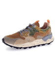 Sneakers Flower Mountain Art. YAMANO 3 MAN - Sneakers in suede e tessuto tecnico Uomo Beige