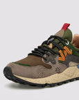 Sneakers Flower Mountain Art. YAMANO 3 MAN - Sneakers in suede e tessuto tecnico Uomo Marrone