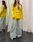Jeans Stampa Fiori Tensionein Donna Art. RL1178