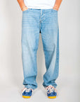 Jeans baggy Jack&Jones 100% cotone colore denim L-34, look casual e morbido, perfetti per il comfort quotidiano.