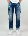 Jeans Strappato Why Not Brand JSA21 Why Not Brand abbigliamento moda qualità premium 1921 Store