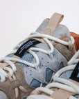 Sneakers Flower Mountain Art. YAMABUSHI - Sneakers in suede e tessuto tecnico Uomo Grigio-Verde Militare