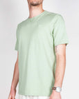 T-shirt cotone fiammato collo taglio vivo Uomo Berna Art. BERNA M 261049