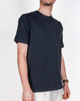 T-shirt cotone fiammato collo taglio vivo Uomo Berna Art. BERNA M 261049