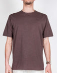 T-shirt cotone fiammato collo taglio vivo Uomo Berna Art. BERNA M 261049