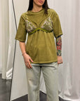 T-shirt Stone Wash Reggiseno Donna Dixie Art. T067A041