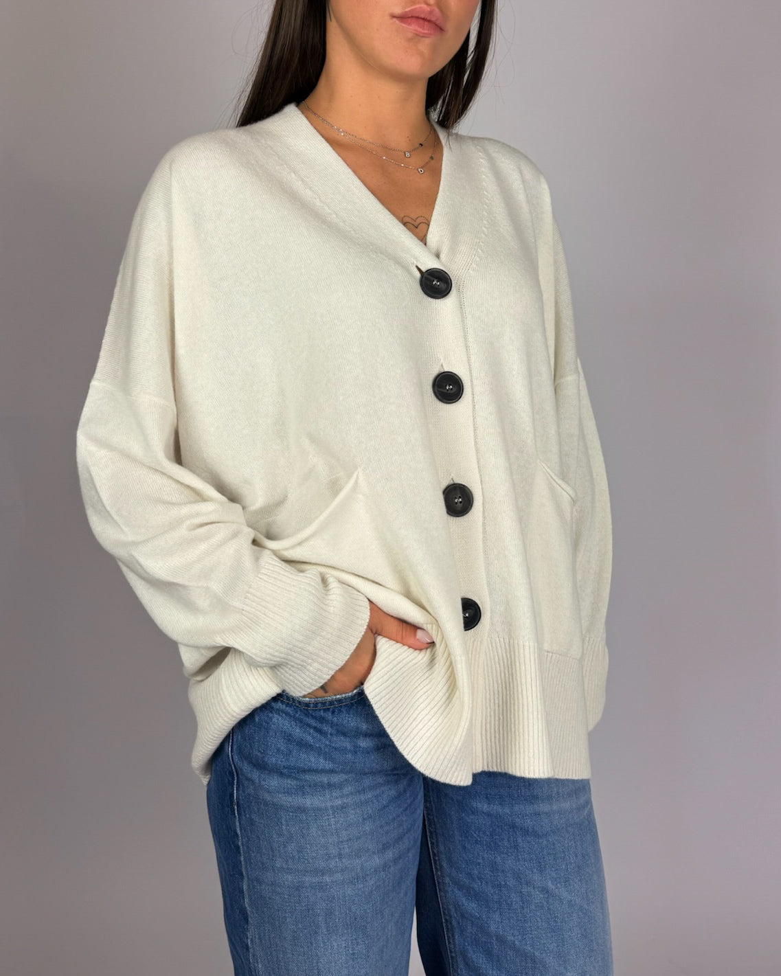 Cardigan Maxi  Calatura Donna Art. ACT469