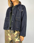 Giubbino Denim Collo Velluto  Tensionein Donna Art. W26J261