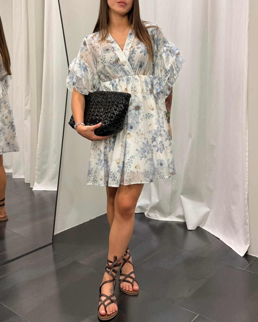 Abito Fantasia Fiori  Susy Mix Donna Art. 262484