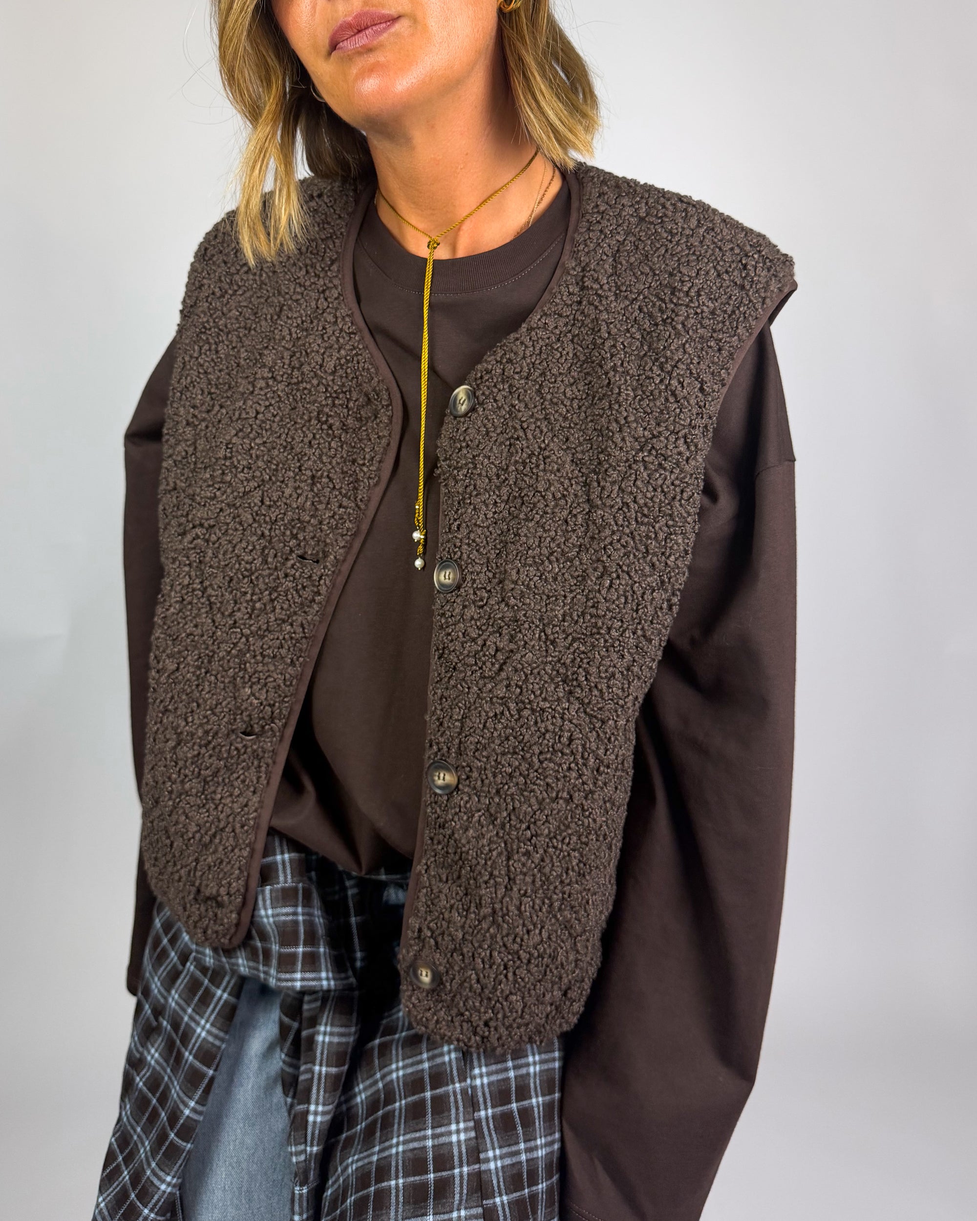 Gilet Ines Teddy Only Donna Art. 15373836