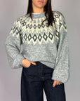 Maglione Reykja Fantasia Norvegese Donna Only Art. 15378502
