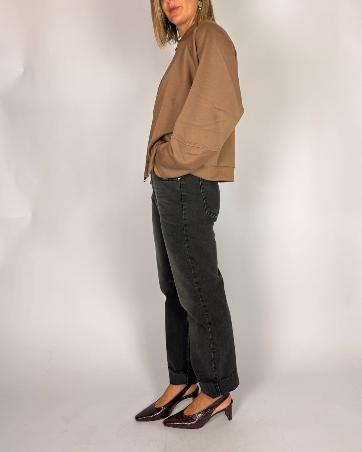 Felpa Zip Donna Susy Mix Art. 2768