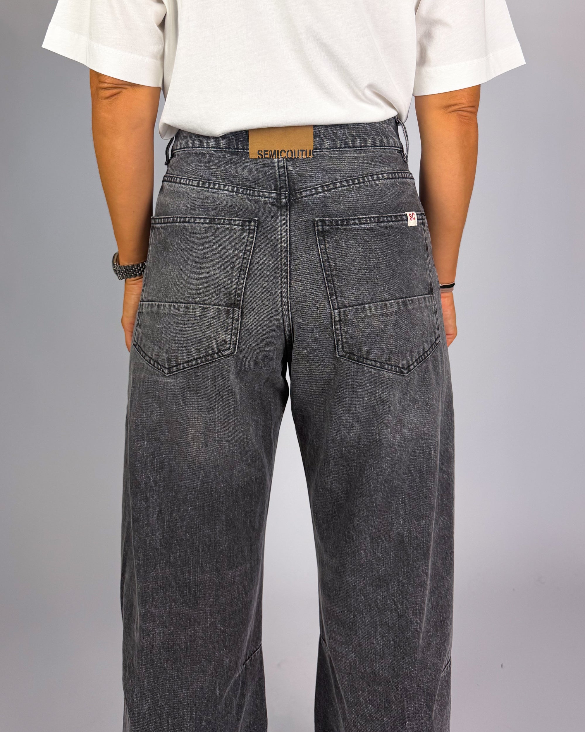 Jeans Bea Gamba Larga  Semicouture Donna Art. Y6WY03