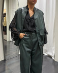 Pantalone Ecopelle Judy Susy Mix Donna Art. SM153A