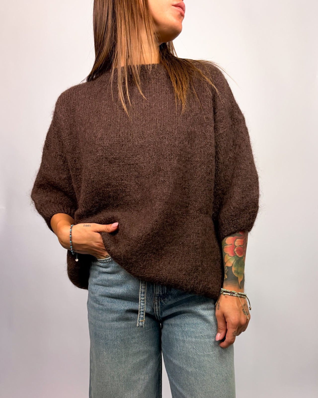 Maglia Over Manica Corta Donna Dixie Art. M277B045A