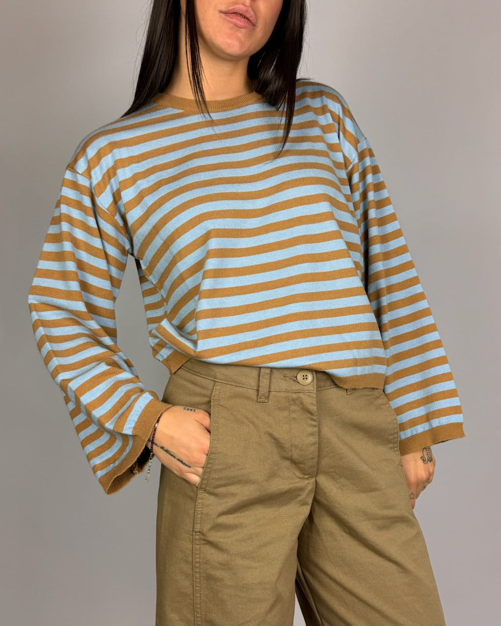 Maglia Girocollo Riga Tensionein Donna Art. 26A742