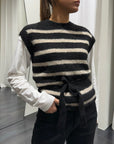 Gilet Rigato Susy Mix Donna Art. 25765