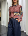 Camicia Pois Susy Mix Donna Art. 24588PO