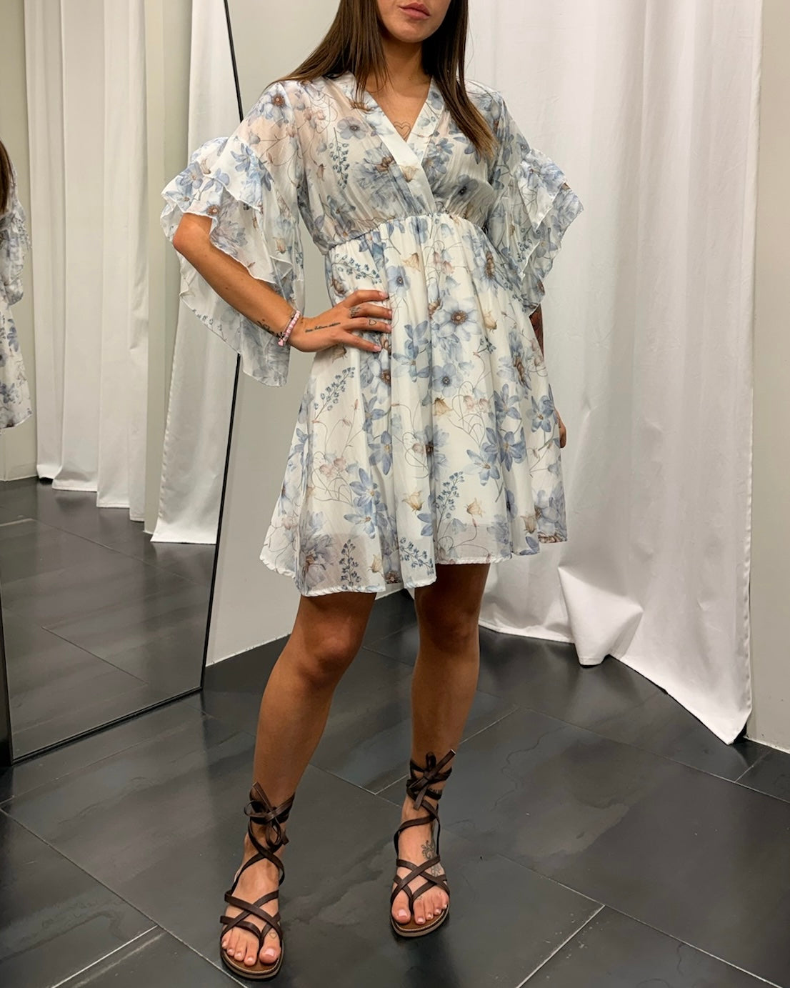 Abito Fantasia Fiori  Susy Mix Donna Art. 262484