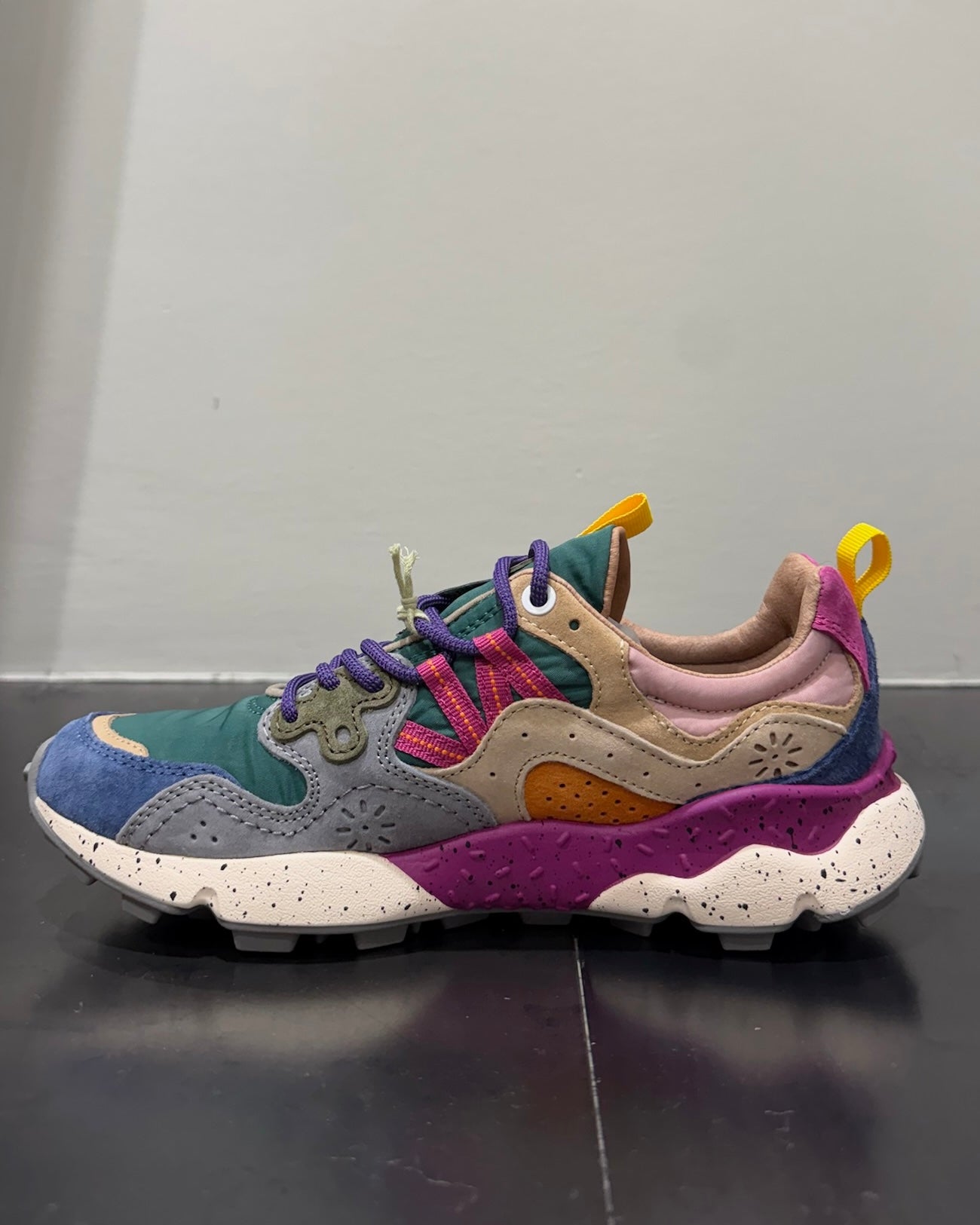 Sneakers Flower Mountain Art. YAMANO 3 WOMAN - Sneakers in suede e tessuto tecnico Donna