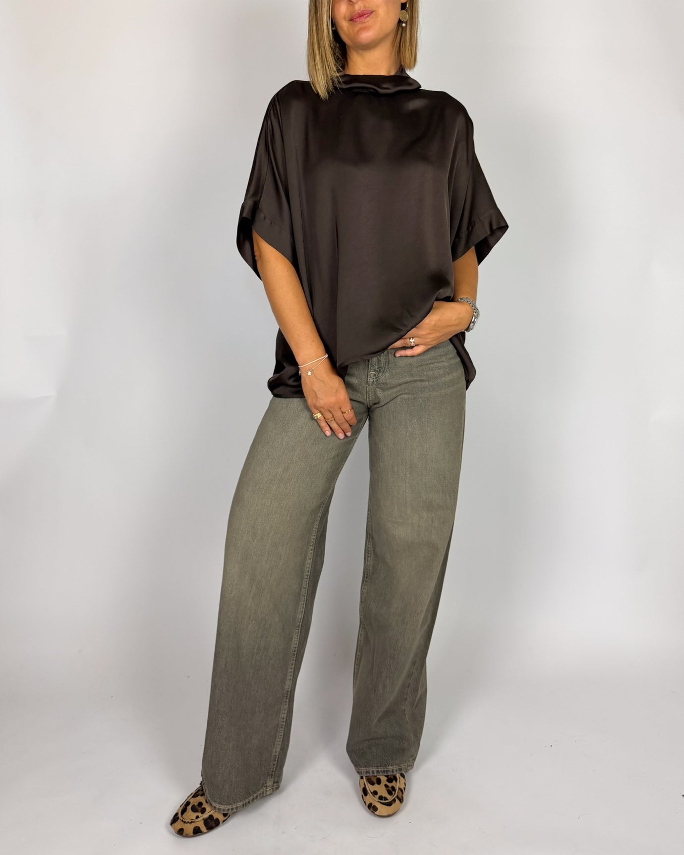 Blusa Oversize Collo Risvoltato Motel Donna Art. G467B22R