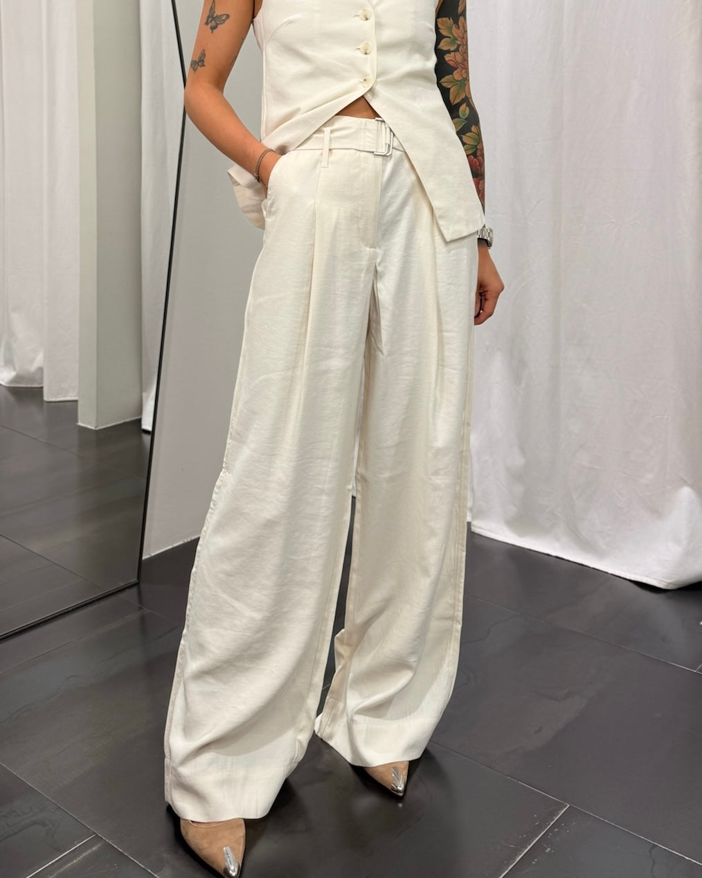 Pantalone Tila Life Cinturato Donna Only Lettie Art. 15367390