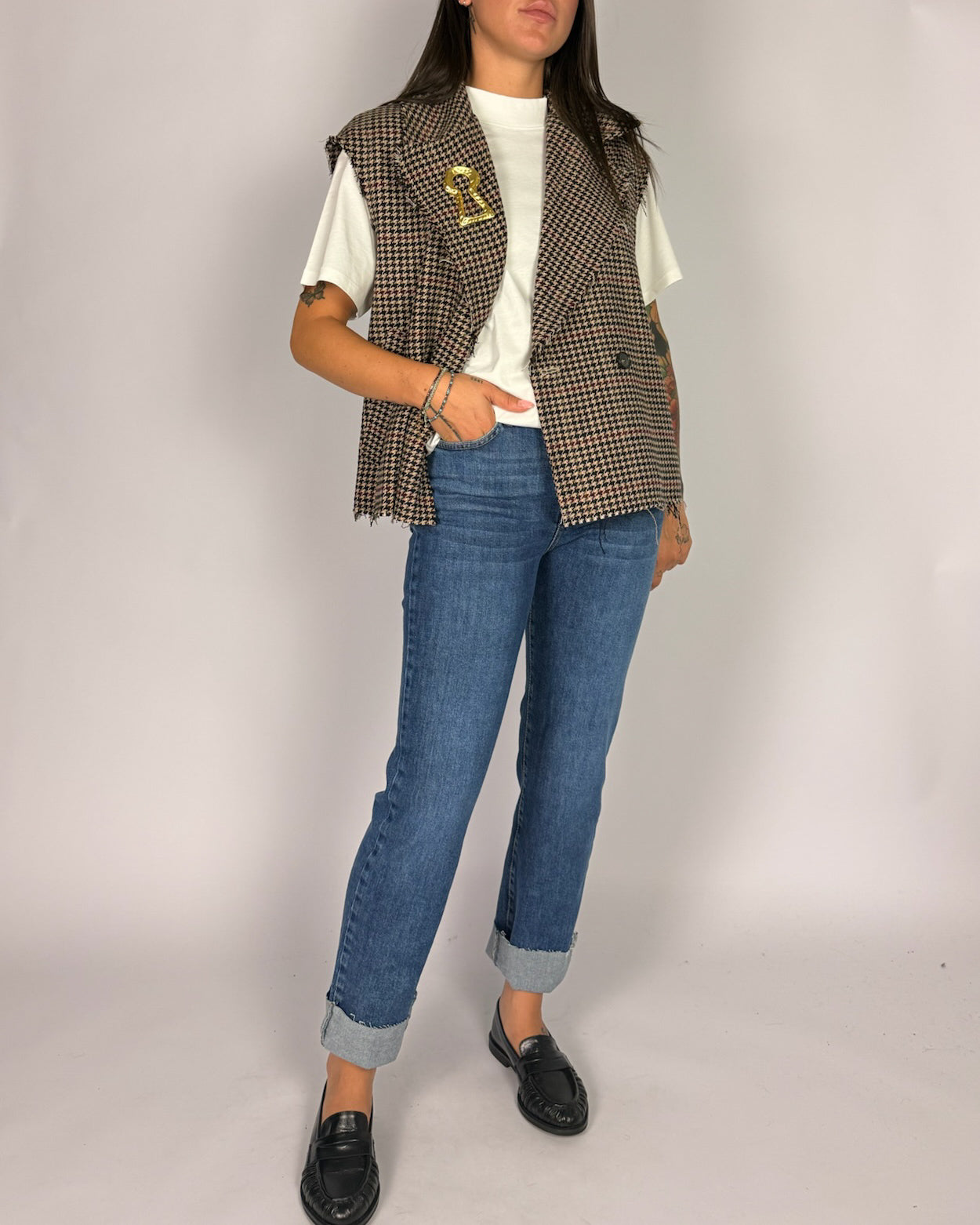 Gilet Piede De Pull Tensionein Donna Art. W26J256